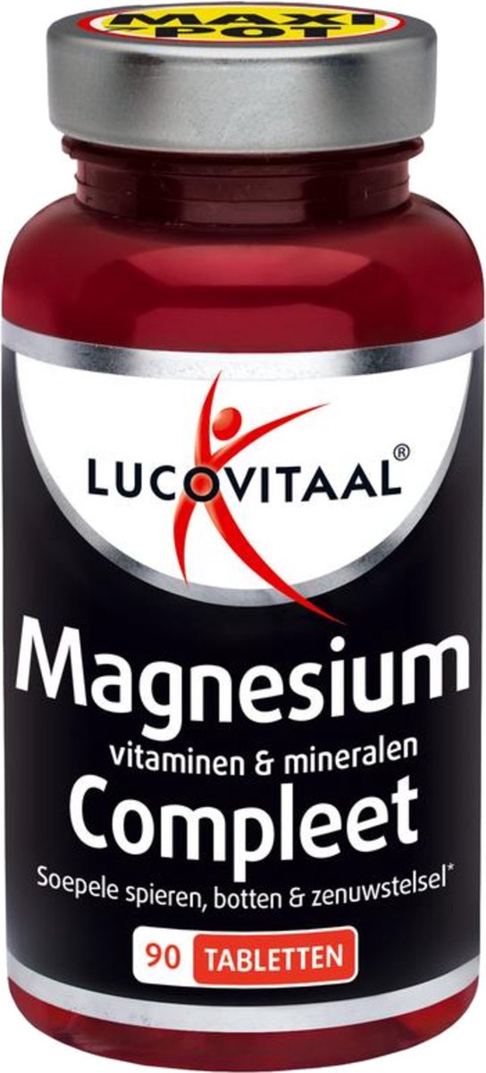Goedkoopste Lucovitaal - Magnesium vitamine mineralen complex - 90 Tabletten