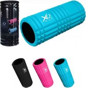 Foam roller massage - Blauw - Sport - Fitness - Yoga - Grid roller - Triggerpoint massage - Foamroller