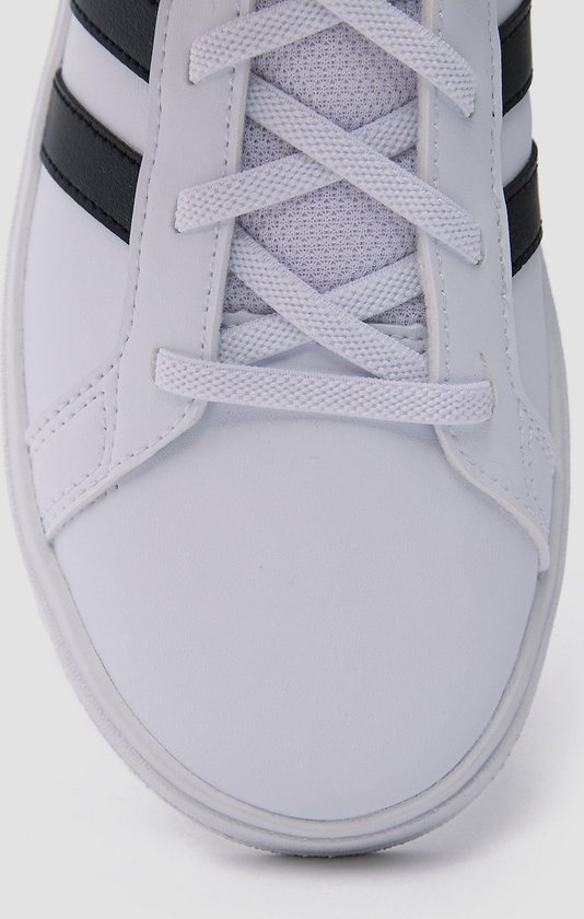 Adidas Grand Court Sneakers Wit/Zwart Kinderen - Maat 38,5 | bol.com