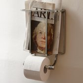 LOBERON Toiletrolhouder Cay antiekzilverkleurig