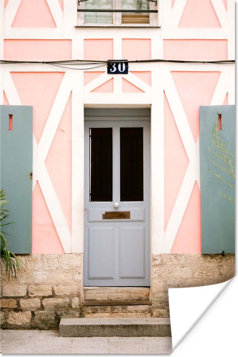 Roze - Deur - Architectuur - Huis