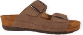 Rohde Slipper 5856 Ginger Nubuck Zacht Voetbed Mokka