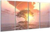 Peinture sur verre Sunset | Jaune, violet, blanc | 160x80cm 4 Liège | Tirage photo sur verre |  F000464