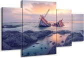 Peinture sur toile Nature | Gris | 160x90cm 4 Liège