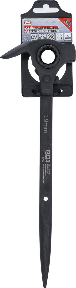 BGS Werfpuntratel 4-in-1 19 x 22 mm