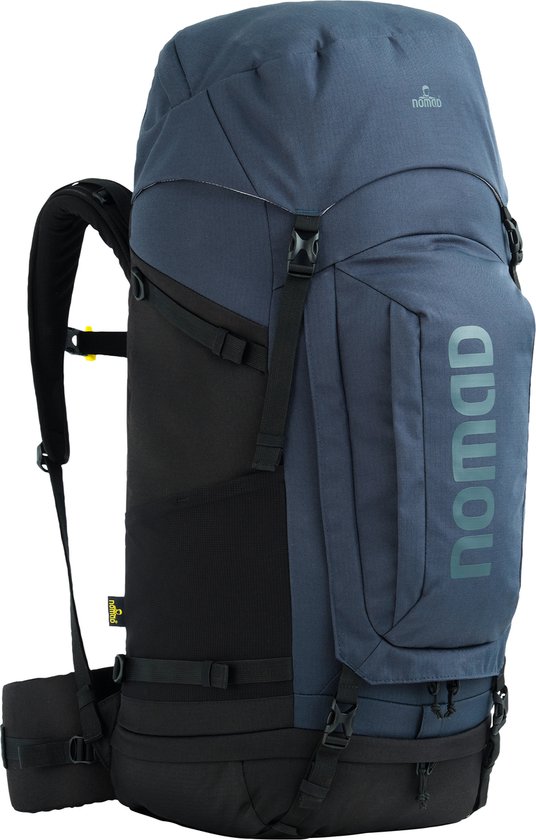 NOMAD® Batura 55 liter Blauw | Premium Backpack Heren & Dames | Rugzak incl Flightbag / Hoes