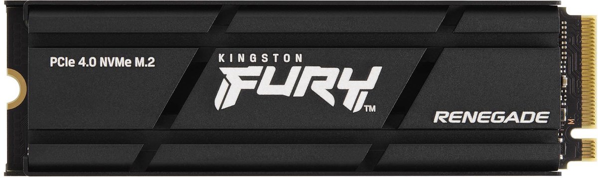 Kingston FURY Renegade met Heatsink 4 TB SSD Zwart, SFYRDK/4000G, M.2 2280, PCIe 4.0 NVMe