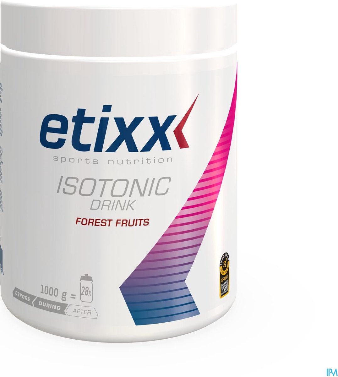Goedkoopste Etixx Isotonic Drink - Sports Nutrition - Sportdrank - 1000 gram - Bosbessen - 2 1 Glucose Fructose - Neutrale PH - Extra Natrium
