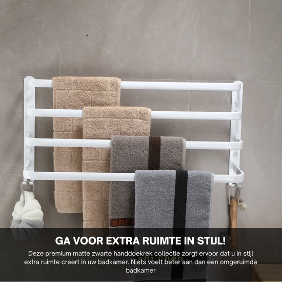 Brauer Gunmetal Edition Handdoekrek met planchet