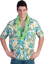 Funny Fashion - Hawaii & Carribean & Tropisch Kostuum - Palmbomen Hawaii Hemd - Multicolor - Maat 48-50 - Carnavalskleding - Verkleedkleding