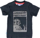 Adidas Star Wars Kids T-Shirt Darth Vader Tee S14386, Meisjes, Zwart, T-shirt maat:  EU