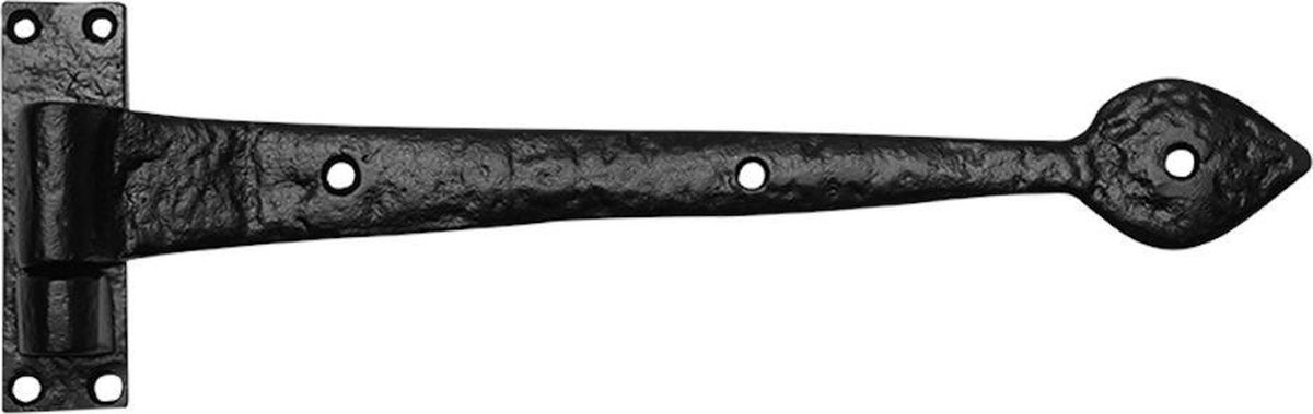 Heng - Smeedijzer zwart - Gietijzer - Kirkpatrick - Duimzwart smeedijzer, 285 mm