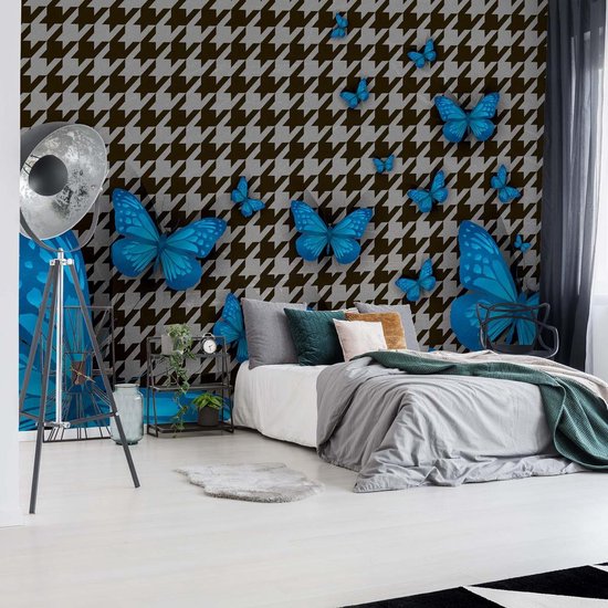 Papier peint Papillons | PANORAMIQUE - 250cm x 104cm | Polaire 130g / m2