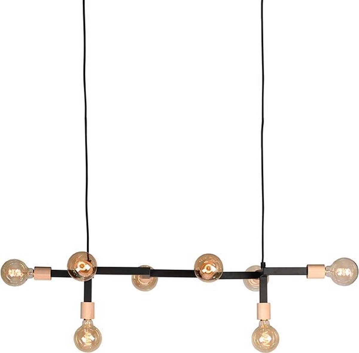 Bol.com LABEL51 Loco Hanglamp - Zwart - Metaal - SALE aanbieding
