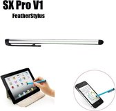 DrPhone - SX Pro V1 Stylus Pen met clip - Lichtgewicht - Zilver