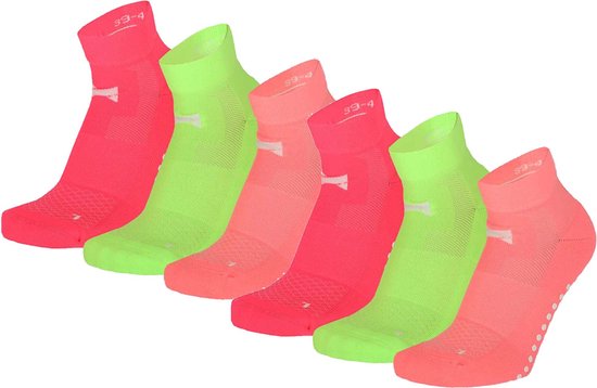 Xtreme Yoga Sokken - 6 paar - Pilates sokken - Antislip - Anatomisch voetbed