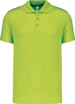 Herensportpolo 'Proact' met korte mouwen Lime Green - XS