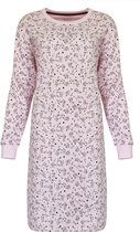 Tenderness Dames Nachthemd - 100% Katoen - Licht Roze - Maat XL
