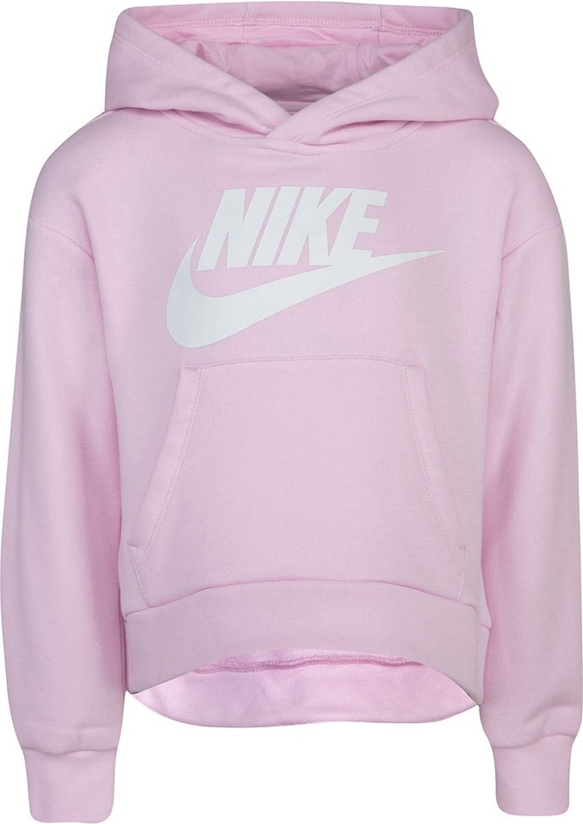 NIKE KIDS Club Fleece High Low Sweatshirt Kinderen - Pink Foam - 5/6 jaren
