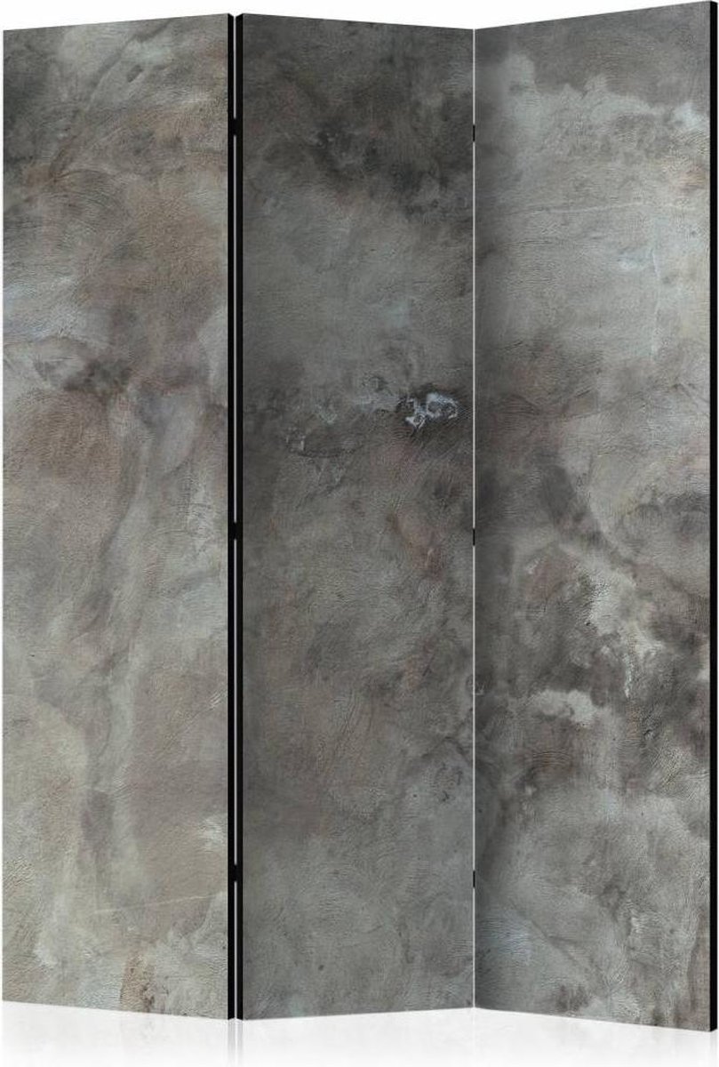 Vouwscherm / Kamerscherm - Donkere wolken 135x172cm , gemonteerd geleverd dubbelzijdig geprint