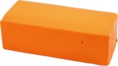 Soft Clay. neon oranje. afm 13x6x4 cm. 500 gr/ 1 doos