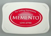 Inkt Pads Memento Love Letter ME-000-302 rood stempelkussen stempelinkt