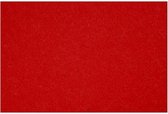 Hobbyvilt, 42x60 cm, dikte 3 mm, rood, 1 vel | Vilt vellen | knutselvilt | Hobby vilt