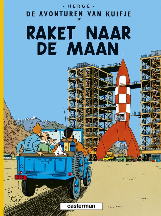 Cover van het boek 'Kuifje / 15 raket naar de maan' van  Herge