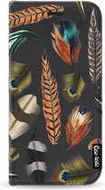 Casetastic Wallet Case Black Samsung Galaxy A40 (2019) - Feathers Multi