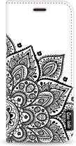 Casetastic Design Hoesje voor Samsung Galaxy S9 - Wallet Case - Floral Mandala Print
