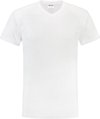 Tricorp T-shirt V-hals - Casual - 101007 - Wit - maat L