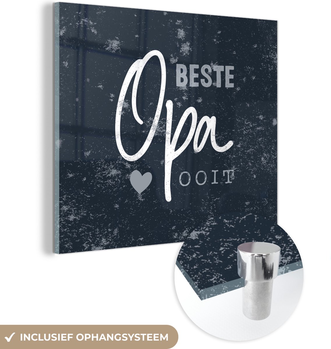 Cadeau voor Man - Vaderdag - Quote - Beste opa ooit - Spreuken - Vaderdag cadeautje - Cadeau voor vader en papa