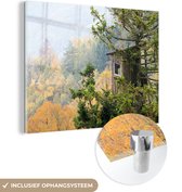 MuchoWow® Glasschilderij 40x30 cm - Schilderij acrylglas - Jagerspunt - Foto op glas - Schilderijen