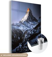 Peinture sur Verre - Cervin en Suisse - 120x160 cm - Peintures sur Verre Peintures - Photo sur Glas