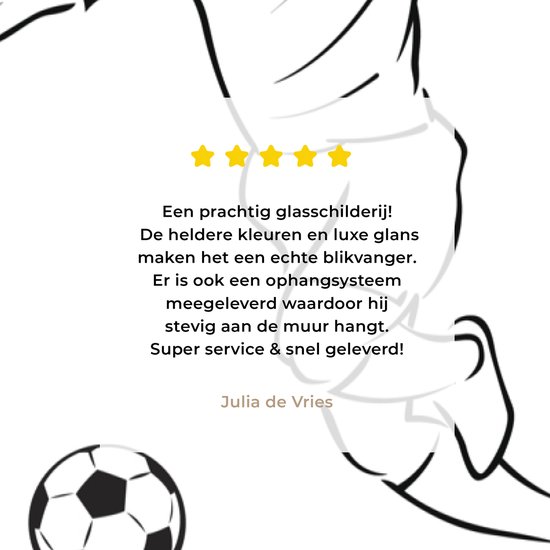 ® Glasschilderij 60x120 cm - Schilderij acrylglas - Een illustratie van spelers in verschillende posities - Jongetje - Meisje - Kinderen - Foto op glas - Muurdecoratie woonkamer - Wanddecoratie slaapkamer - Schilderijen
