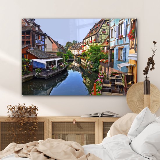 Peinture sur Verre - Colmar un Jour Calme - 120x80 cm - Peintures sur Verre Peintures - Photo sur Glas