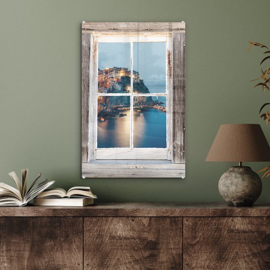 Peinture sur Verre - Voir à Travers - Bois - Italie - 40x60 cm - Peintures sur Verre Peintures - Photo sur Glas