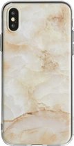 Lunso - backcover hoes - Geschikt voor iPhone XS Max - Marble Deliah