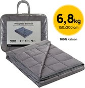 Kustaa Verzwaringsdeken 6,8kg - 152x203cm - 100% Katoen - Kalmeringsdeken - Weighted Blanket - Anti Stress