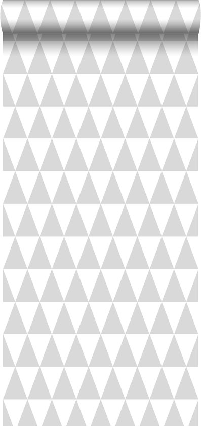 ESTAhome behangpapier grafisch geometrische driehoeken licht warm