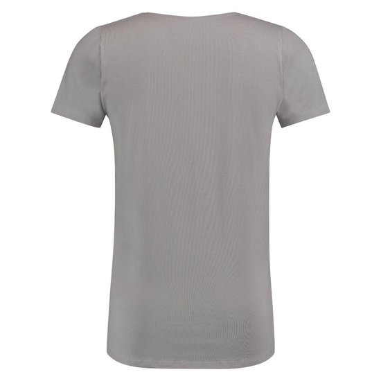 T-shirt Diepe V Hals Stretch Grijs 8-pack -XL