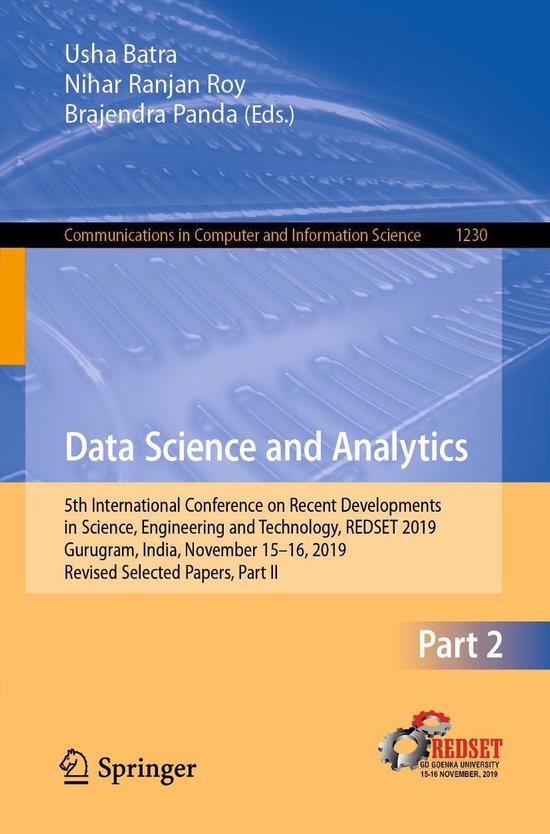 Springer Nature Proceedings Computer Science 2 - Data Scienc ... - cover