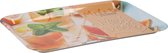 Non-branded Dienblad Met Print 41 X 30 X 2 Cm Melamine Oranje