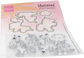 Marianne Design Eline's Clear stamps - animals Unicorns