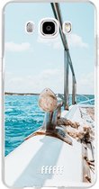 Samsung Galaxy J5 (2016) Hoesje Transparant TPU Case - Sailing #ffffff