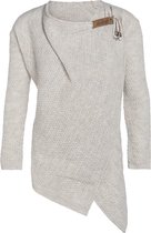 Knit Factory Emy Gebreid Dames Vest - Beige - 40/42