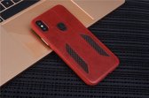 UNIQ Accessory iPhone X-Xs Kunstleer Hard Case Back cover - Rood