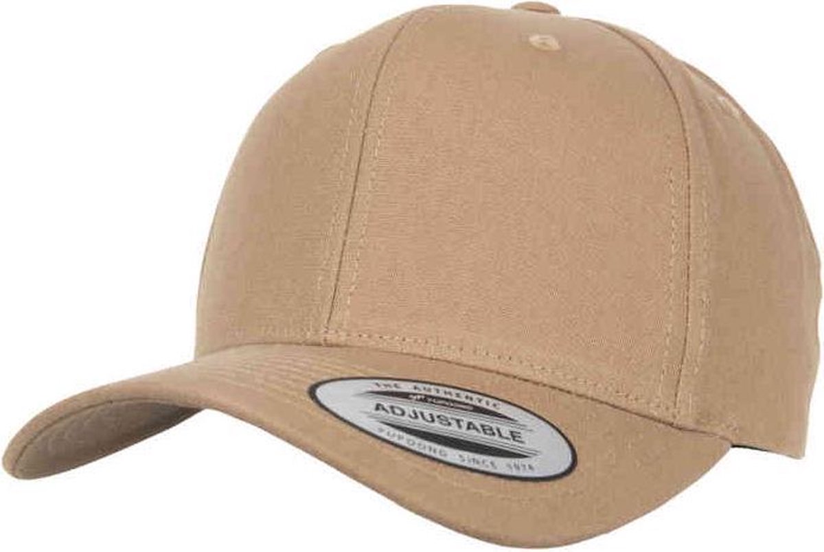 Urban Classics Pet 6-Panel Curved Metal Snap Beige
