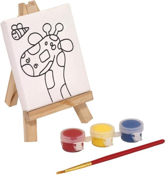Kleuren tekenen met in giraffe afbeelding schilderen cm | bol.com