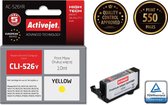 Activejet AC-526YR inktcartridge 1 stuk(s) Compatibel Hoog (XL) rendement Geel
